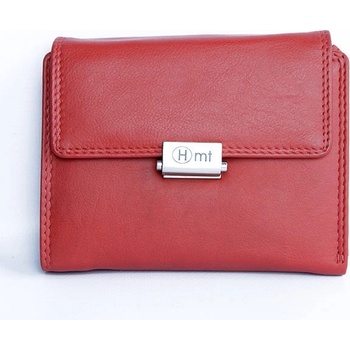 Kvalitní kožená peněženka HMT červená