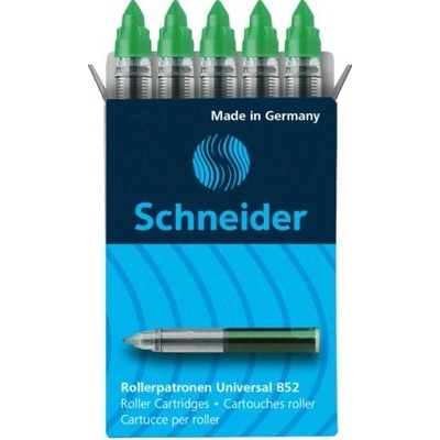 Schneider Náplň pro rolleryCartridge 852 0,6 mm / 5 ks - zelená