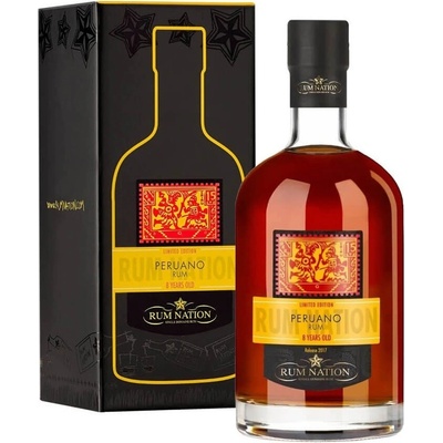 Rum Nation Peruano 8y 42% 0,7 l (karton)
