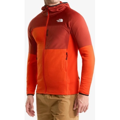 The North Face Polartec Powergrid Stormgap Hoodie lava red/iron clay