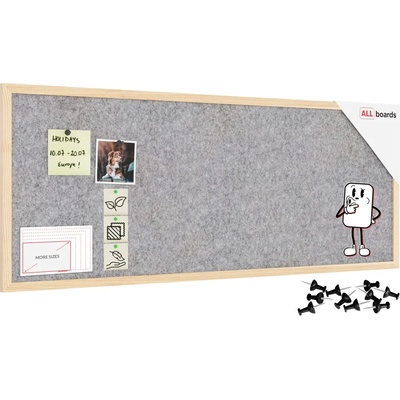 Allboards TFLIGHTG104G Textilní tabule 100 × 40 cm