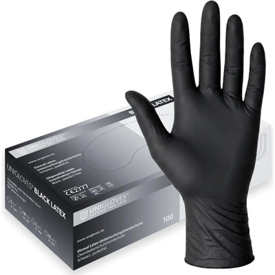 Unigloves Black Mamba Latexové 100 ks