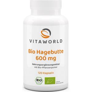 vitaworld Имунитет и кръвоносна система - Шипка (плод), БИО, 600 mg x 120 капсули (17584330 VW)