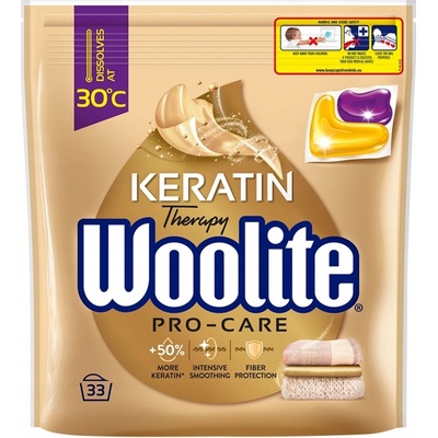 Woolite Gélové kapsule na pranie s keratínom Pro-Care 33 PD