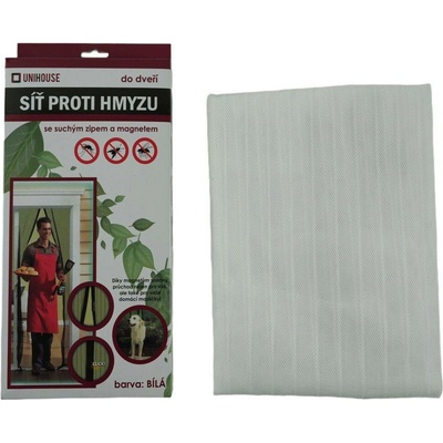 UNIHOUSE Síť proti hmyzu do dveří s magnetem 210x100cm