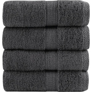 vidaXL Премиум кърпи за пране SOLUND 4 бр. Антрацит 30x30 см 600 г/м2 (137149)
