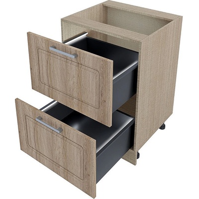 ИРИМ Долен кухненски шкаф с две чекмеджета МФ-Сонома-02-72 60 см