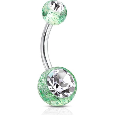 Šperky4U piercing do pupíku banánek BA01072-CG