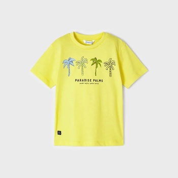 MAYORAL Тениска с къс ръкав palms за момче Майорал в жълто