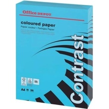 Barevný papír Office Depot Contrast int.modrá,A4 80 g