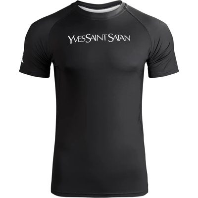 HOLY BLVK Мъжка тениска (техническа) holy blvk - rashguard - yves saint satan - hb029