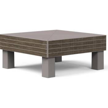 Keter ELEMENTS SIGNATURE záhradný plastový stôl walnut