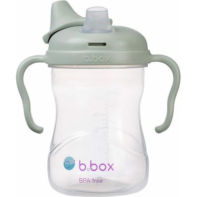 b.box Hrnček s náustkom 240 ml světlo zelená