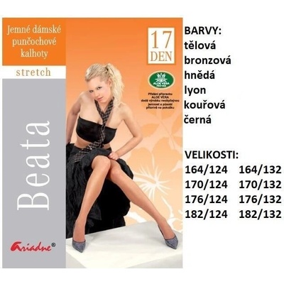Ariadne Dámské punčochové kalhoty BEATA ČERNÁ