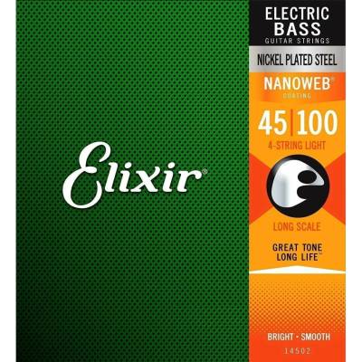 Elixir Bass Long Scale Nanoweb 14052 Light