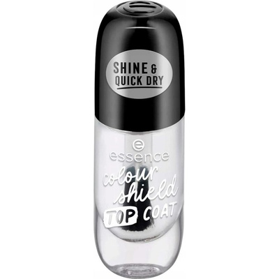 Essence Shield Top Coat lak na nehty 8 ml Průhledný