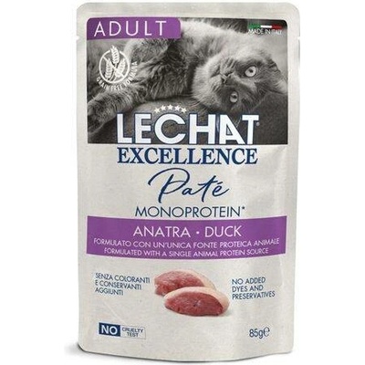 LECHAT EXCELLENCE Pate Adult Monoprotein Duck pre dospelé mačky s kačacím mäsom 85 g