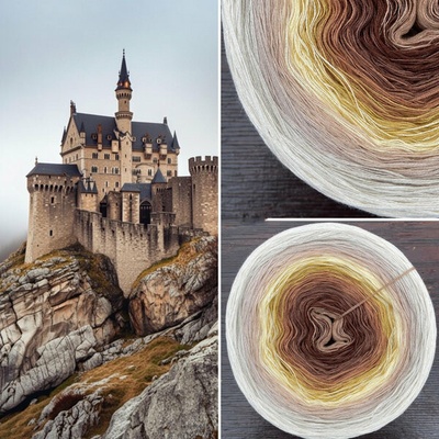 Příze Čarovné klbko (3n) 1500m Magic Beauty - Castle II