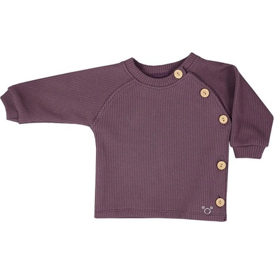 Kojenecké tričko s dlouhým rukávem Koala Pure purple