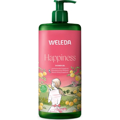 Weleda Happiness osviežujúci sprchový gél Grapefruit, Tangerine and Lime 750 ml
