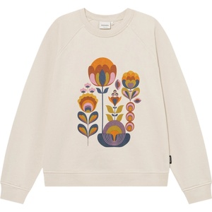 DEDICATED Дамски пуловер DEDICATED Women's Sweatshirt Ystad Autumn Harvest Jumper - Oat White (117-3875-0113)