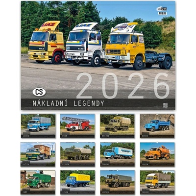 Nástěnný MAXI CS NÁKLADNÍ LEGENDY velikost 480 x 680 mm 2026