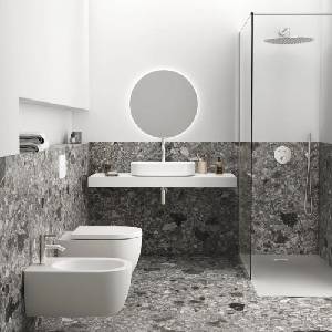 Ideal Standard Ceratherm Navigo скрит смесител за душ без тяло за вграждане Silver Storm (A7296GN)