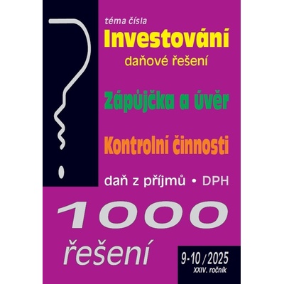 1000 řešení 9-10/2025 - Poradce s.r.o.