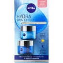 Kosmetické sady Nivea Hydra Skin Effect osvěžující gelový krém na den 50 ml + Hydra Skin Effect hydratační gel krém na noc 50 ml dárková sada