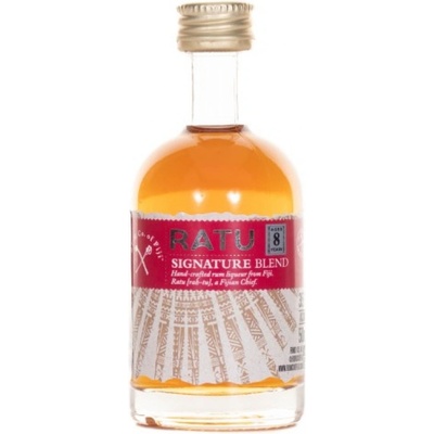Ratu 8YO Signature Blend MINI 35% 0,05 l (holá láhev)