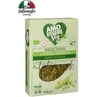 Amo Essere Mezze penne z hrášku BIO 250 g