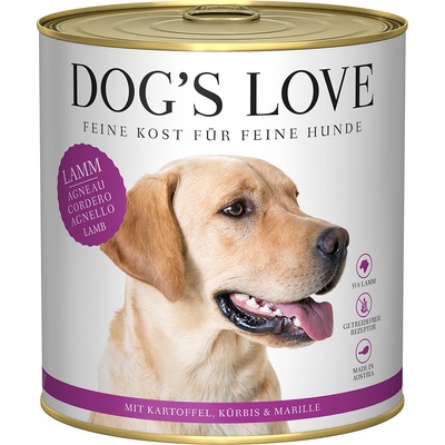 DOG’S LOVE 6x 800g Dog's Love Adult агнешка мокра храна за кучета