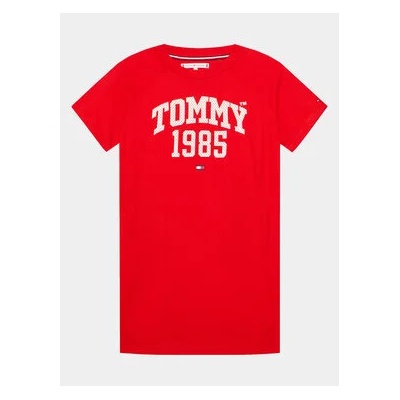 Tommy Hilfiger Ежедневна рокля Varsity KG0KG07191 D Червен Regular Fit (Varsity KG0KG07191 D)