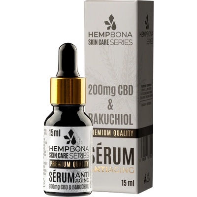 HempBona Anti Age pleťové sérum s CBD 15 ml