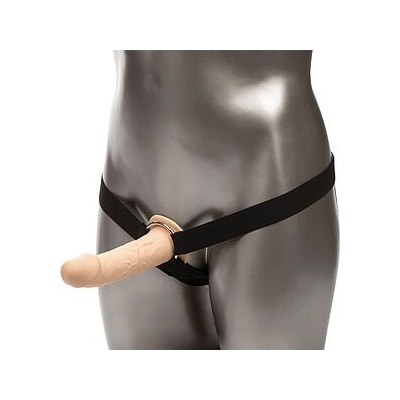 California Exotics Performance Maxx Life-Like Extension with Harness Ivory