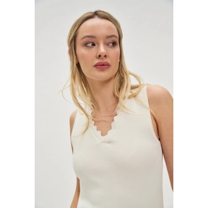 Moodo Бял дамски топ Moodo Moodo | Byal | ЖЕНИ | XS - zoot - 30,39 лв