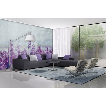 DIMEX ART Флизелинов фототапет абстрактна лавандула 375 x 250 см