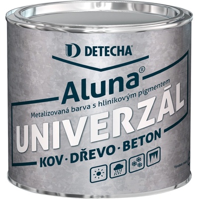 Detecha Aluna syntetická farba na kov s obsahom hliníka 2 kg hodvábny lesk strieborná