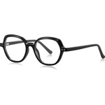 Techsuit Очила за компютър Techsuit Anti-Blue Light Glasses Reflex PC (LS051) - дамски, голяма рамка - Черни
