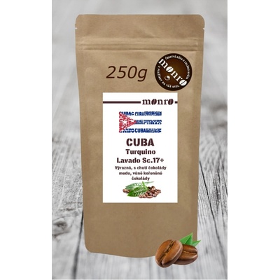 Monro Kuba Káva Torquino Lavado káva Arabika zrnková 250 g