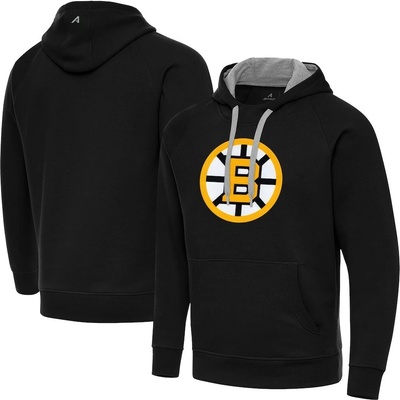 Boston Bruins Antigua Victory Pullover Hoodie Black