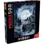 Anatolian Пъзел Anatolian от 500 части - Лунен вълк (P3636)