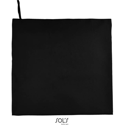 Sol´S Atill 100 osuška z mikrovlákna black 100 x 150 cm