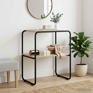 vidaXL Конзолна маса Дъб сонома 80 x 42, 5 x 70 см Инженерна дървесина (8007516)