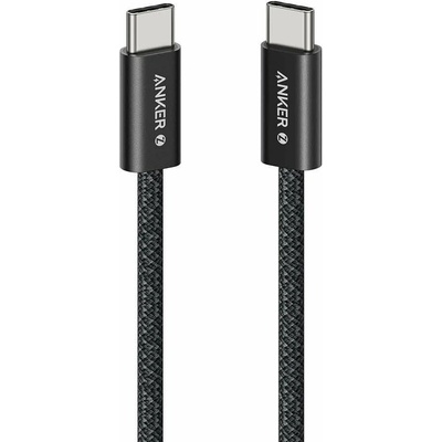 Кабел Anker A8060H11, от USB C(м) към USB C(м), 1m, 240W, черен (A8060H11)