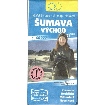 Šumava východ lyžařská 1 : 60 000