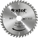 EXTOL PREMIUM pilový kotouč s SK plátky, 184x2,2x30mm, 50T, šířka SK plátků 3,2mm