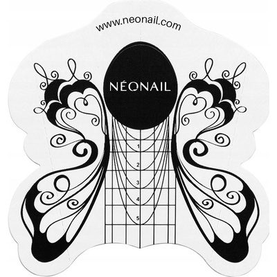 Neonail Šablony na nehty motýl 500 ks