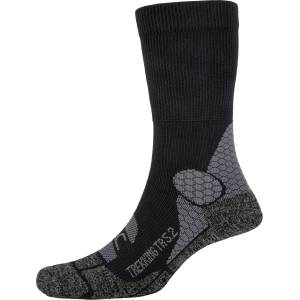 P. A. C P. A. C. Дамски туристически чорапи P. A. C. Women's TR 5.2 Trekking Bamboo Cool Walking socks - Anthracite - размер 35-37 (EU) (207-1376-0111)