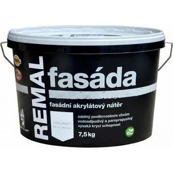 Barvy a laky Teluria Fasádní barva REMAL Akryl 1kg bílá